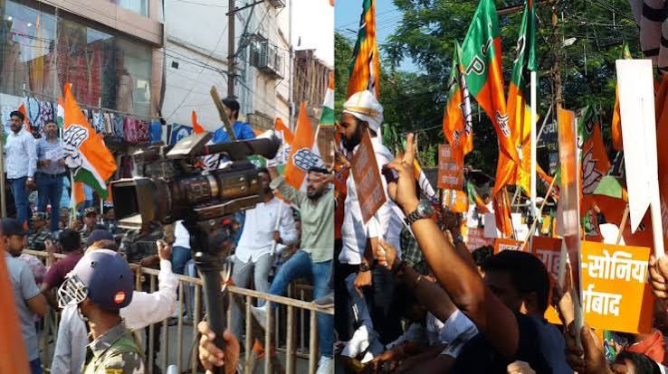 बीजेपी आज से कांग्रेस के खिलाफ शुरू करेगी आंदोलन