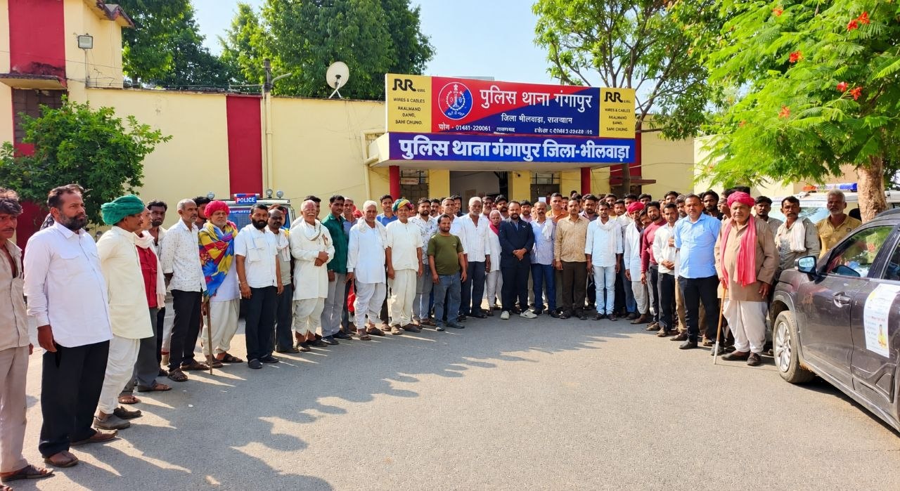 सातलियास के बाशिंदे उतरे सडक़ों पर, गंगापुर थाने का किया घेराव